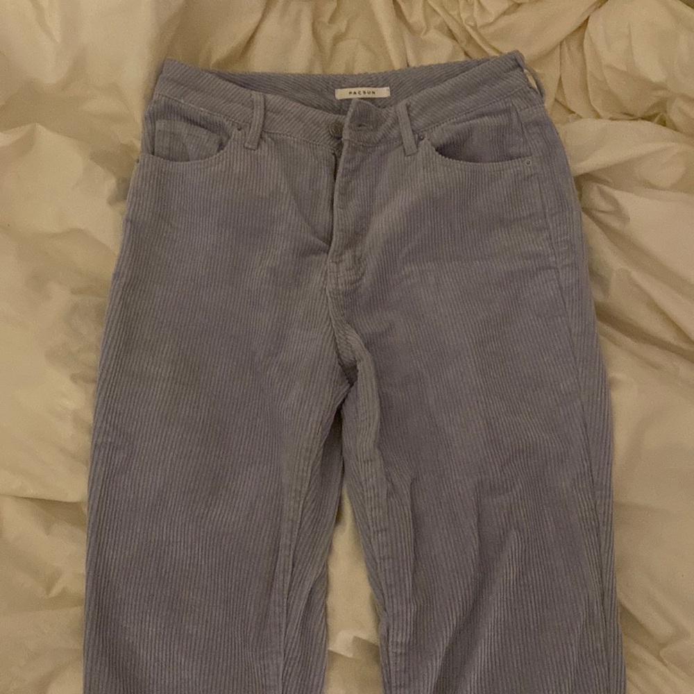 Light purple PacSun corduroy mom jeans size 27